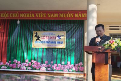 Lễ ra mắt Câu lạc bộ võ thuật Karate và Câu lạc bộ Bóng đá trường THPT Phan Đăng Lưu