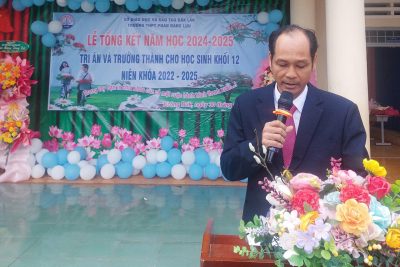 TỔNG KẾT VÀ TRI ÂN TRƯỞNG THÀNH CHO HỌC SINH NĂM HỌC 2024 – 2025